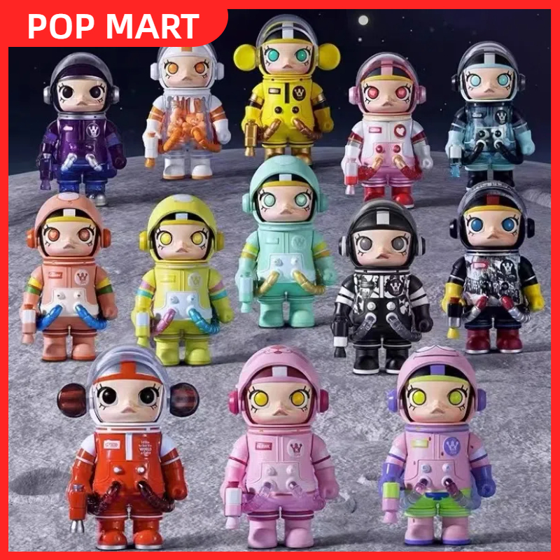 MEGA Space Molly 100% 2-A Series ตุ๊กตากล่องตาบอด Popmart Cute Figures Hobby Collecting Gift for Friends
