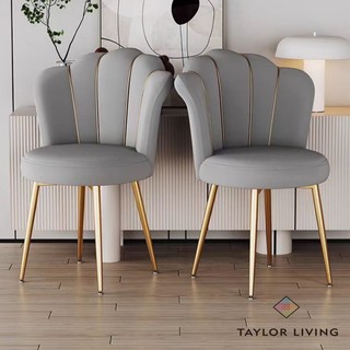 TAYLOR LIVING Light Luxury High -end Makeup Chair Home Lazy Bedroom Back Chair Simple Nail Routing Table Stool