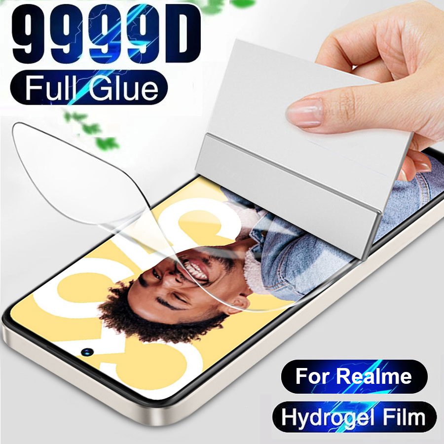 ฟิล์มไฮโดรเจลใส ป้องกันหน้าจอเนื้อแมตต์ สําหรับ Realme 14 13 Pro + 12 Pro 11 11X 10 9i 8i 7i 6i 5i 9 8 7 6 5 Pro Realme C75 C67 C65 C63 C61 C51 C53 C55 C11 C12 C15 C20A C21Y C25S C25Y C30S C31 C33 C35 C17 C3 Realme Note 60 60X GT 7 6 6T ฟิล์มไฮโดรเจลนิ่ม