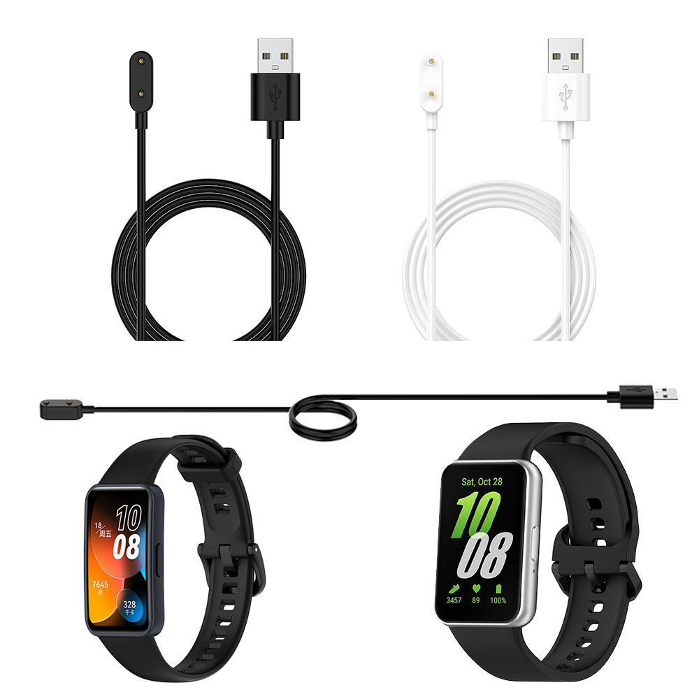 สายชาร์จ USB ยาว 1 เมตร สําหรับ Samsung Galaxy Fit 3 Huawei Band 8 7 6 Huawei Watch Fit SE Charger cable for Keep B4 Lite universal cable Smart Cord Dock Power Adater