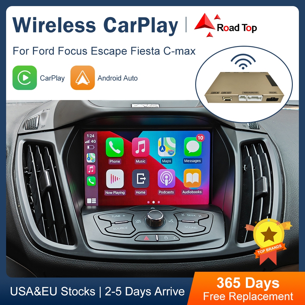 ตัวถอดรหัสเครื่องเล่น บลูทูธ ไร้สาย อุปกรณ์เสริม สําหรับ Ford Focus Escape Fiesta C-max Android