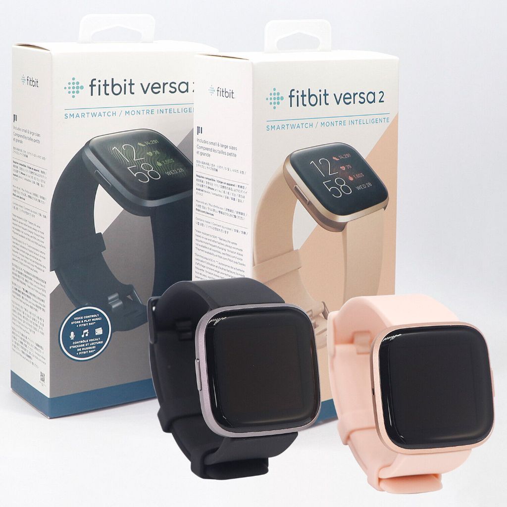 Fitbit Versa 2 นาฬิกาข้อมืออัจฉริยะ เพื่อสุขภาพ และการออกกําลังกาย | Fitbit รับประกันจากมาเลเซีย 1 ปี