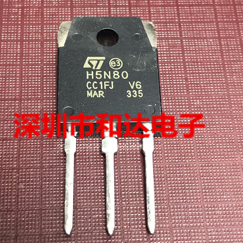 ทรานซิสเตอร์ H5N80 STH5N80 2SC3507 IXTP10P50P 2SK557 CSD19501KCS