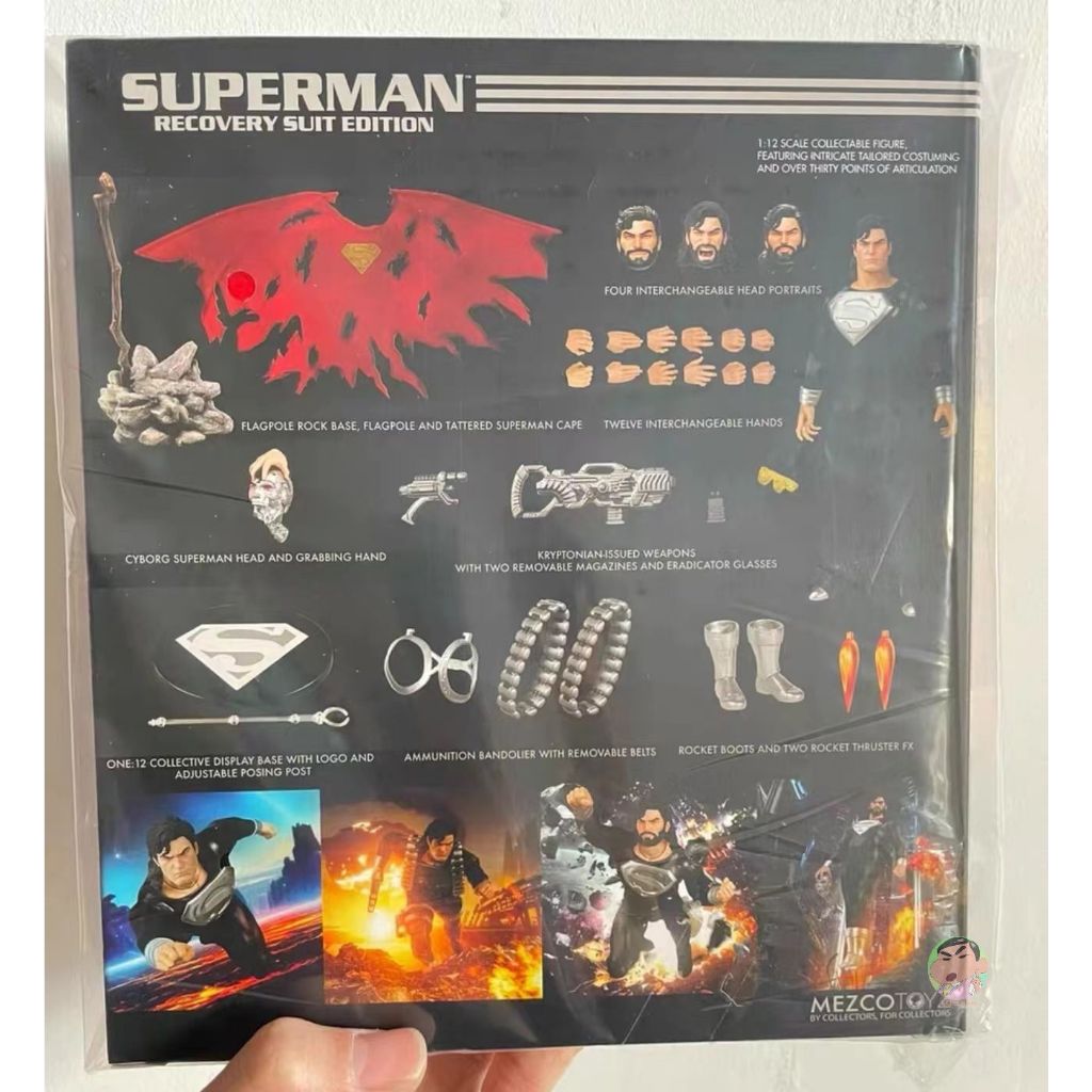 Mezco One:12 Collective Superman: แอ็คชั่นฟิกเกอร์ Recovery Suit Edition