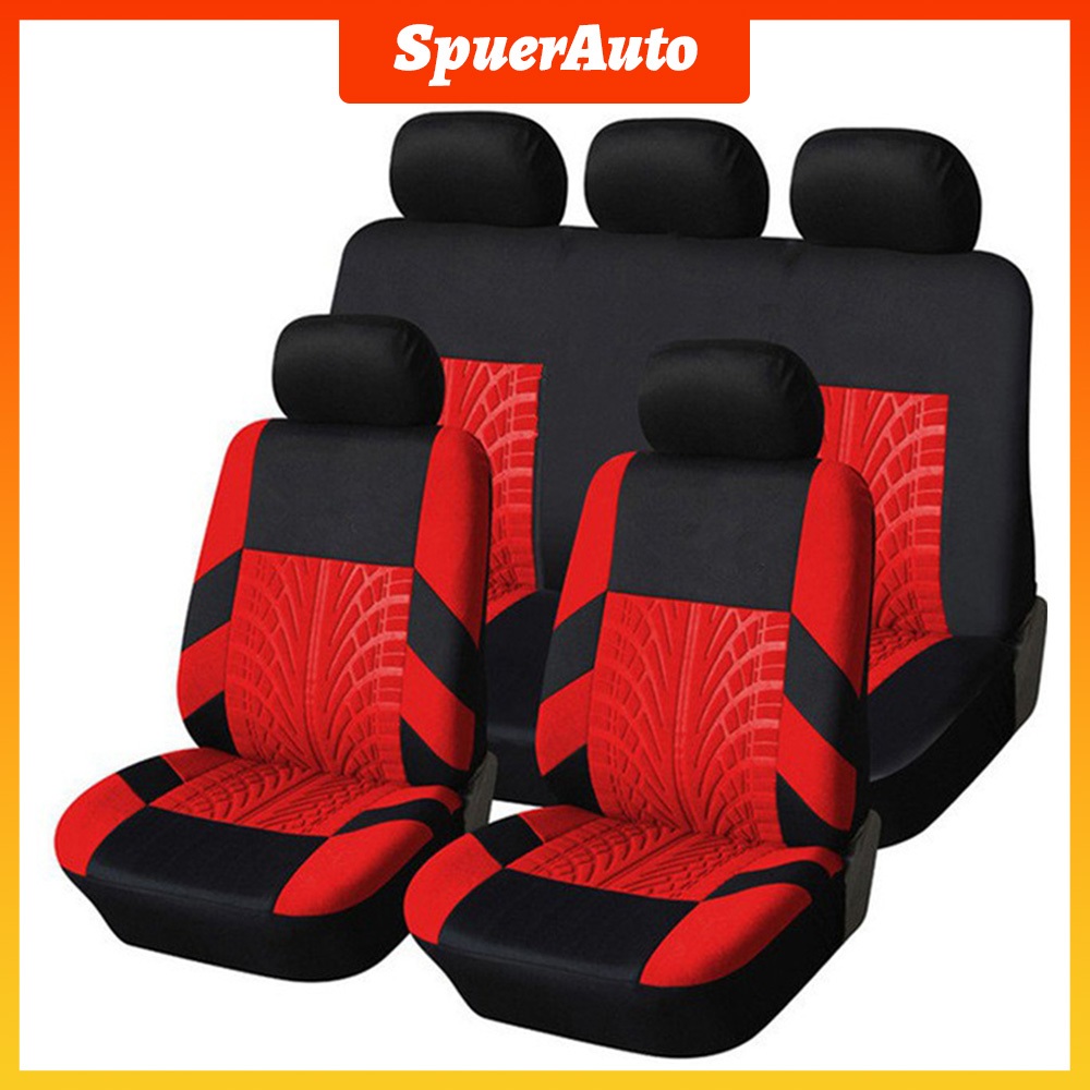 SuperAuto หุ้มเบาะรถยนต์ ผ้าคลุมเบาะรถยนต์ ที่หุ้มเบาะรถยนต์ เบาะรองนั่งรถยนต์ ของแต่งรถยนต์