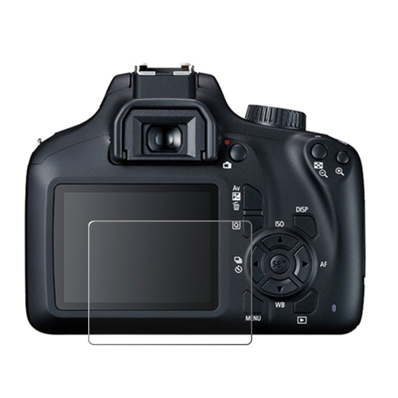 ฟิล์มกระจกนิรภัยกันรอยหน้าจอ LCD 9H 2.5D ป้องกันรอยขีดข่วน สําหรับกล้อง Canon EOS 3000D 4000D 7600D