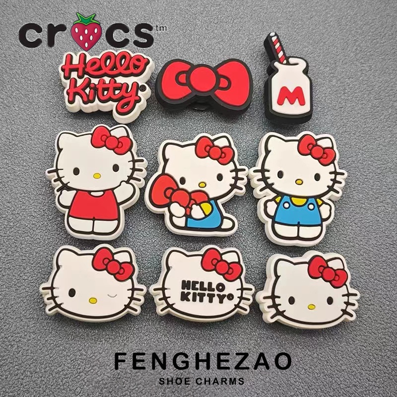 จิ๊บบิท crocs อุปกรณ์เสริม สําหรับ crocs jibbits crocs charm kitty DIY jibbitz set jibitz gibbitz ji