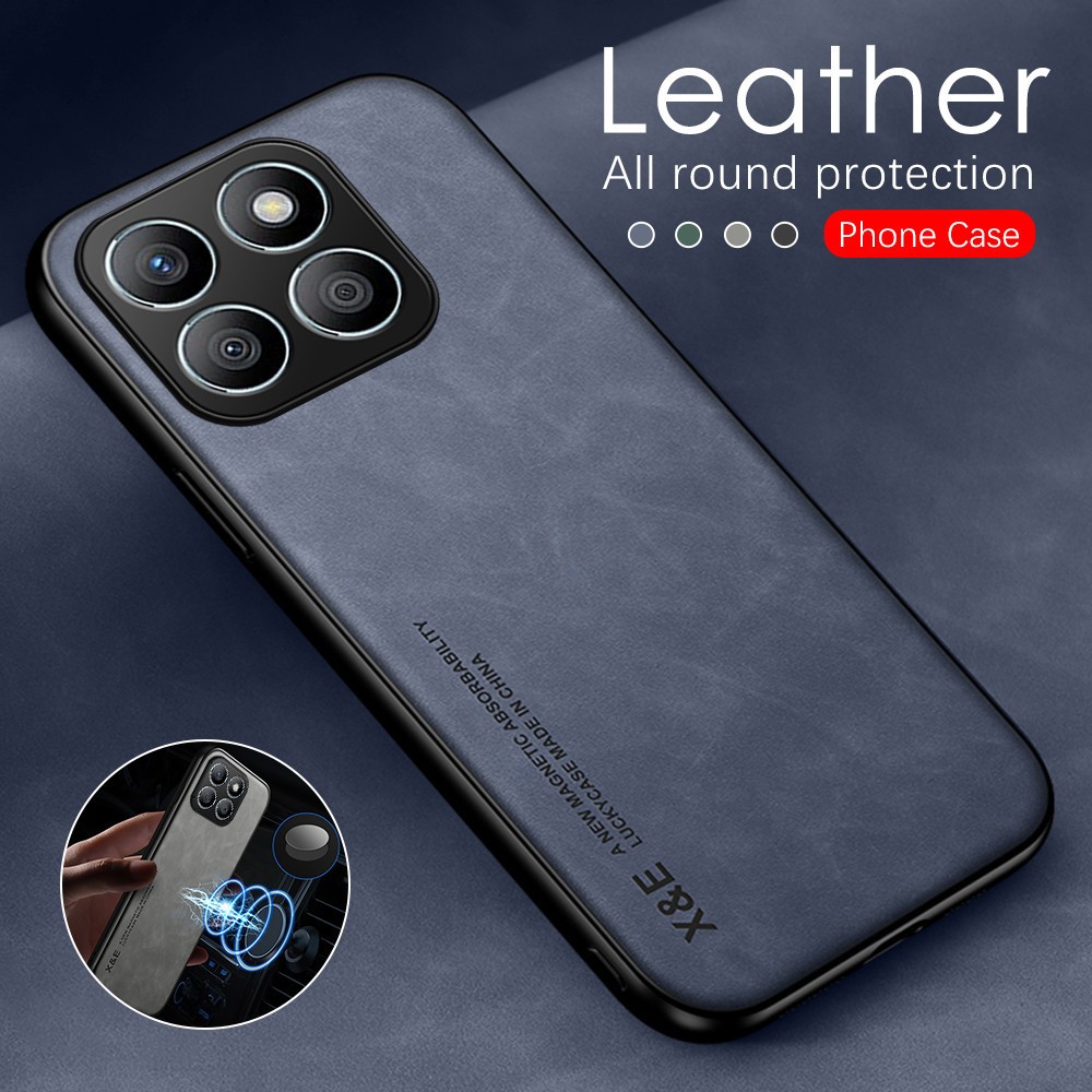 สําหรับ honor X8B กรณีรถแม่เหล็กหนัง Protector ฝาหลัง honor X8c honor X8B X8B ซิลิคอนกันกระแทกกรณี