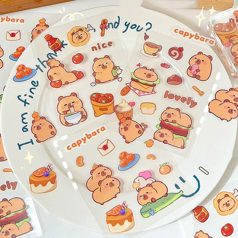 สติกเกอร ์ บัญชีน ่ ารักไดอารี ่ DIY อัลบั ้ มสติกเกอร ์ ตกแต ่ งบัญชีมือ