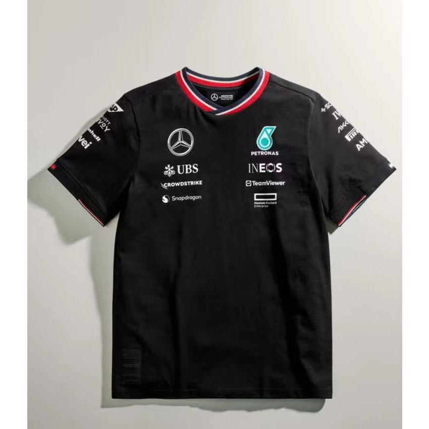 ใหม่ Mercedes AMG Petronas F1 2024 2025 เสื้อยืดทีม s-5xl