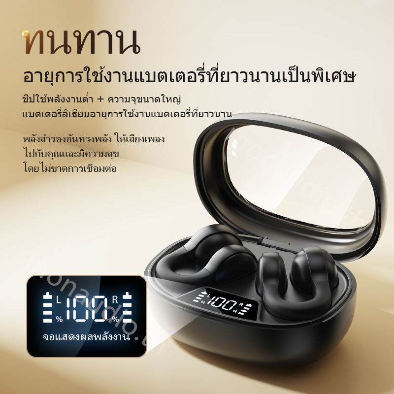 [รับประกัน 6 เดือน] หูฟัง TWS หูฟังบลูทูธ ไร้สายบลูทูธ 5.3 Stereo HIFI Earphone IPX5 ของแท้100% Headset Earbud lOS Android