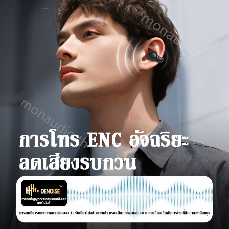 [รับประกัน 6 เดือน] หูฟัง TWS หูฟังบลูทูธ ไร้สายบลูทูธ 5.3 Stereo HIFI Earphone IPX5 ของแท้100% Headset Earbud lOS Android