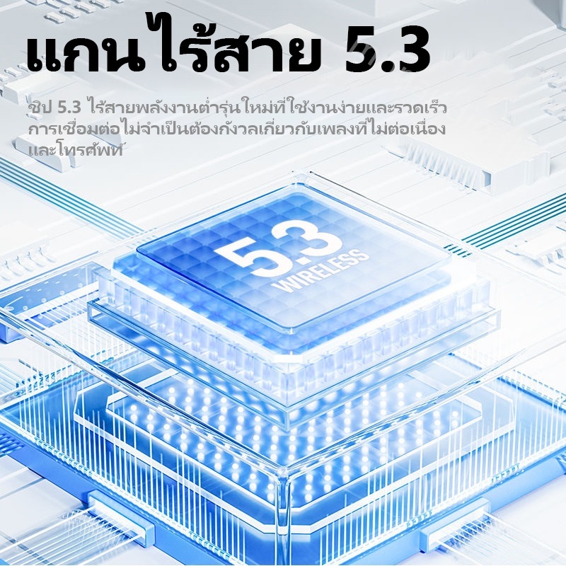 [รับประกัน 6 เดือน] หูฟัง TWS หูฟังบลูทูธ ไร้สายบลูทูธ 5.3 Stereo HIFI Earphone IPX5 ของแท้100% Headset Earbud lOS Android