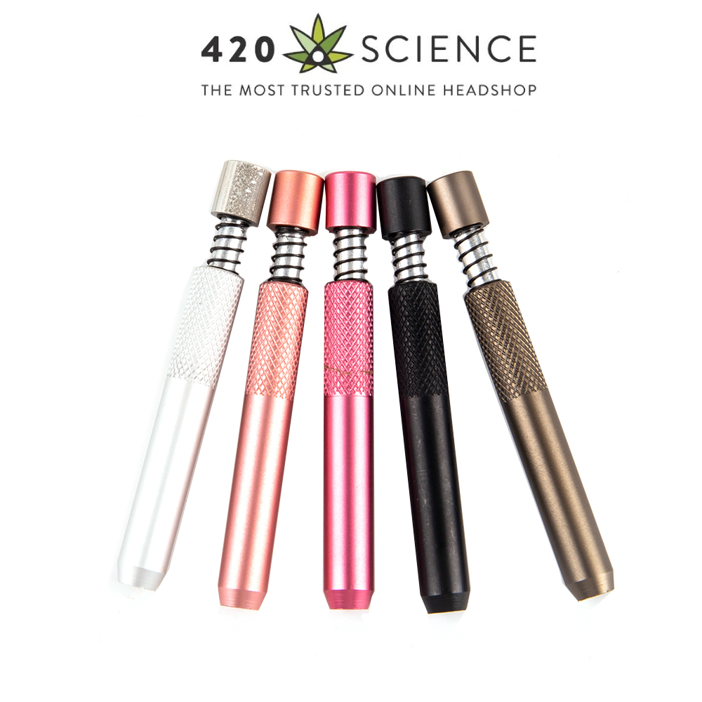 Metal One Hitter Pipe บ้องพกพา ท่อโลหะทําความสะอาดตัวเอง ใช้ซ้ําได้ 1 ชิ้น