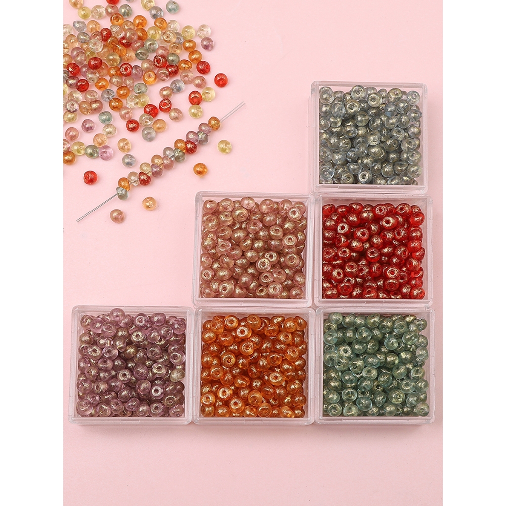 5 มม.6g/bag อะคริลิคสีโปร ่ งใส Aurora Water Droplet Bead, ใช ้ สําหรับอุปกรณ ์ เสริมเครื ่ องประดับ DIY
