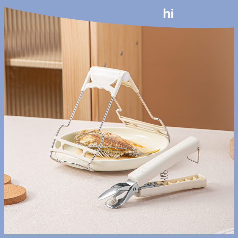 Hi HOMES คลิปหนีบจาน ชาม หม้อ อเนกประสงค์ ปรับได้ กันลวก