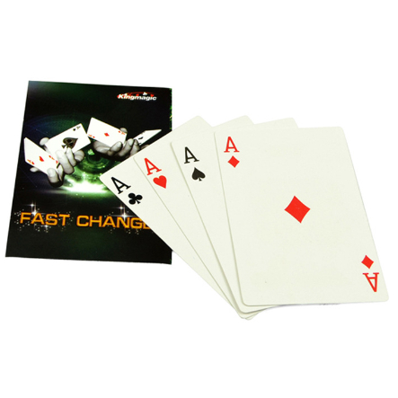 ของเล่นมายากล Solitaire Magic Ace or King พร็อพสําหรับงานปาร์ตี้