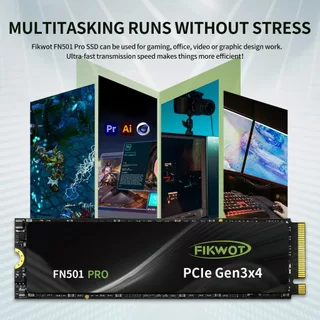 Fikwot FN501Pro NVMe PCIe Gen3.0x4 M.2 2280 SSD Read 3500MB/s Write 3150MB/s สำหรับ Laptop และ PC 250GB 256GB 512GB 1TB