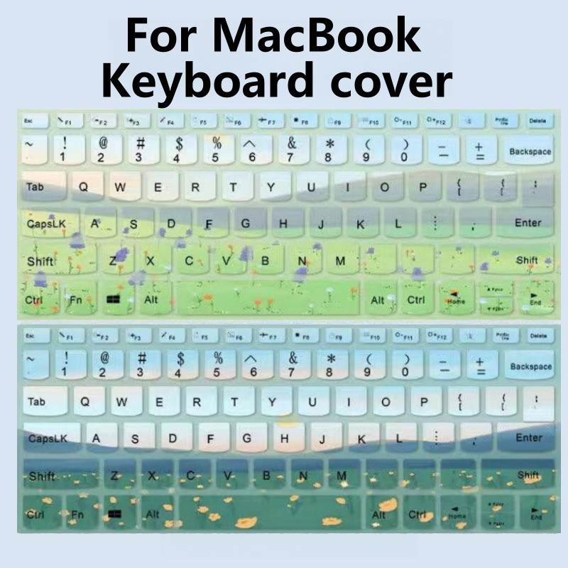 ⭐️Small Fresh⭐️MacBook Keyboard cover For New M3 A3113 Pro14/16 M2 Air15 Air13.6 M1 A2179 A2337 Pro13 touch bar A1932 A1466 A1708 Pro13（A2251/A2289/A2338）waterproof Keyboard case