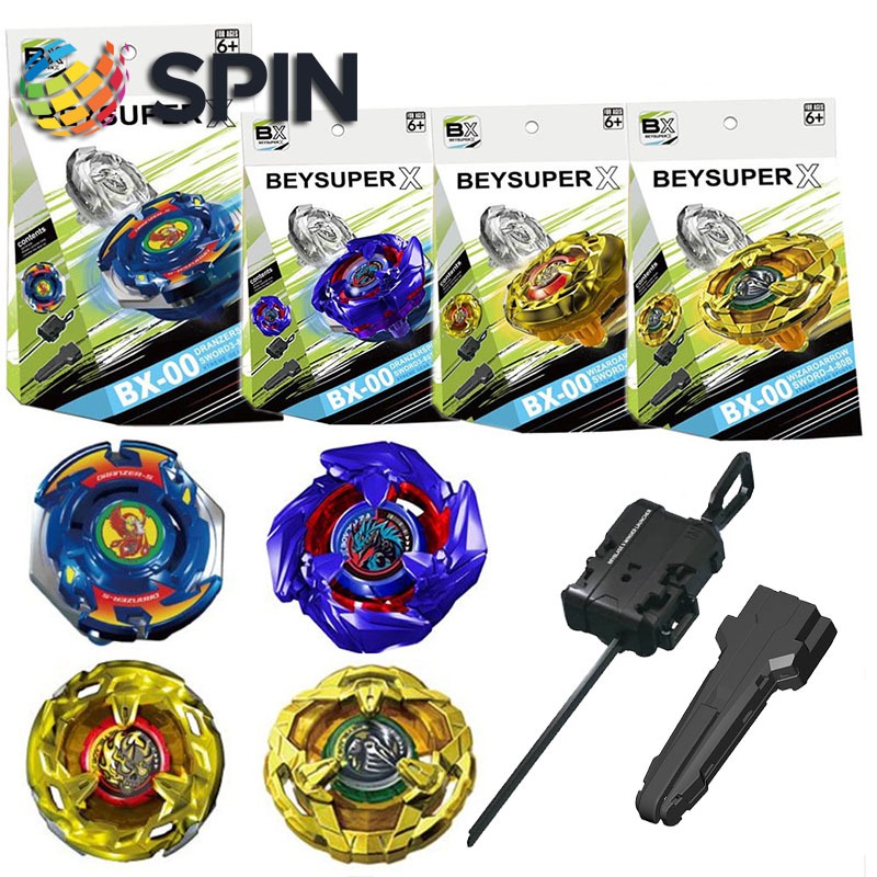 เบย์เบลด x  BX-01 Starter Dran Sword Gyro X พร้อม Launcher Led Grip ชุดสําหรับ ของเล่นเด็กสําหรับเด็