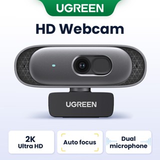 Ugreen HD Webcam 2K Ultra HD Dual Microphone Auto Focus Auto…