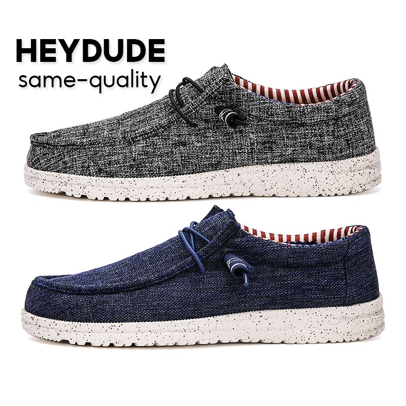 Heydude Same quality รองเท้าผ้าใบ โลฟเฟอร์ สําหรับผู้ชาย เหมาะกับการขับรถ ไซซ์ 40-48