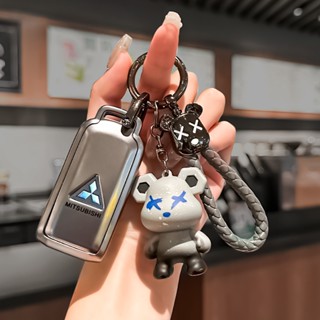 [Available] เคสกุญแจรีโมทรถยนต์ TPU สีเทา สําหรับ Mitsubishi…