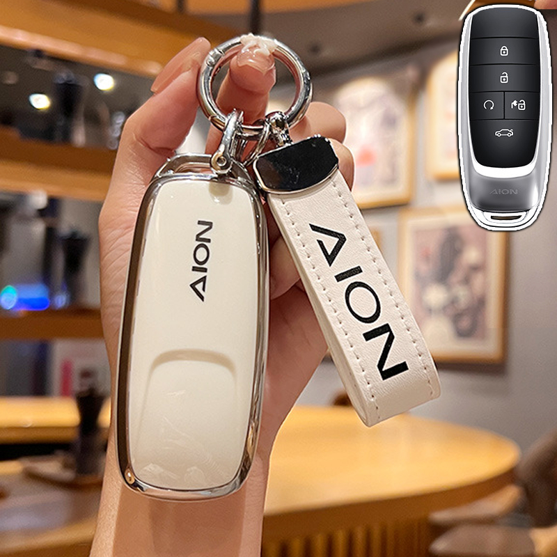 Aion TPU เคสกุญแจรีโมตรถยนต์ AION Y PLUS AION ES ของแต่งรถยนต์ พวงกุญแจ