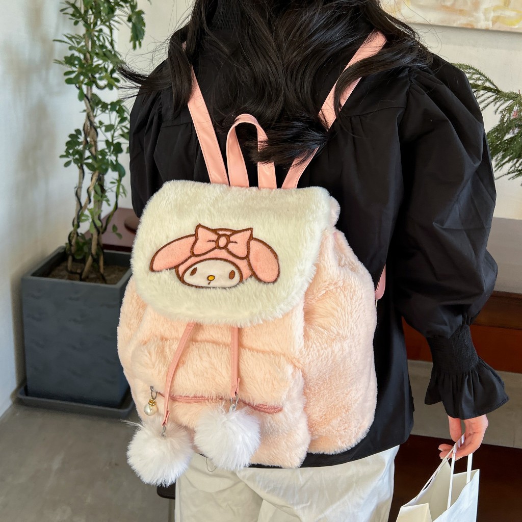 กระเป๋าเป้สะพายหลังเด็ก Sanrio น่ารัก Kuromi กระเป๋าสาว Melody กระเป๋าสตรี HelloKitty กระเป๋าเด็ก ราคา ถูกที่สุด ดีลบีเคเค แกลเลอรีภาพที่ 7