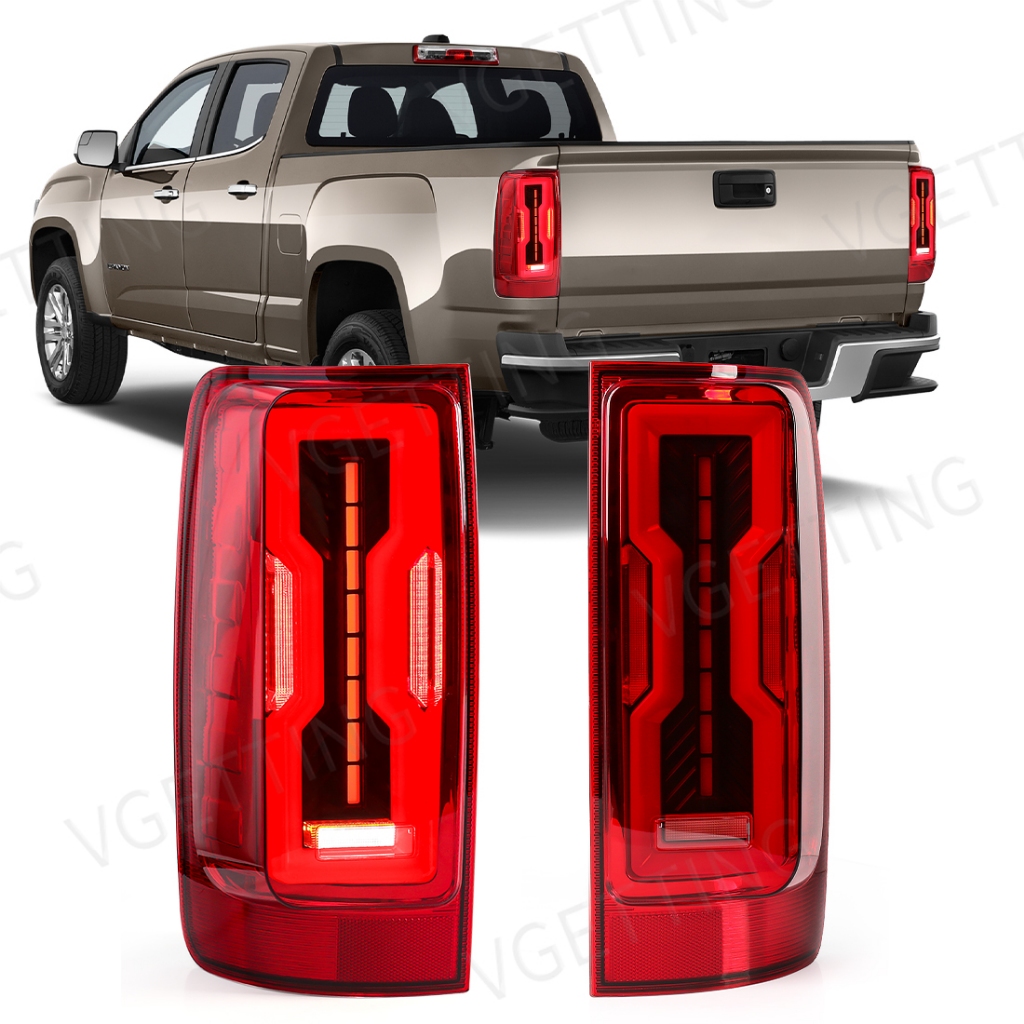ไฟท้าย LED กันชนหลัง สีแดง สําหรับ Chevrolet Colorado 2015-21