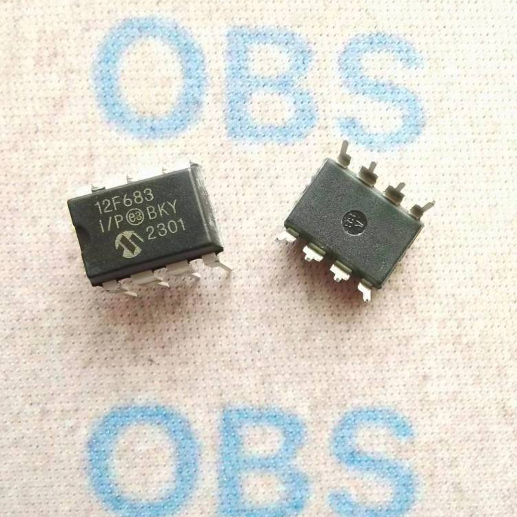 ((5 ชิ้น) PIC12F683 12F683 8-Bit Microcontrol ชิป PIC12F683-I/P ยี่ห้อใหม่ DIP8