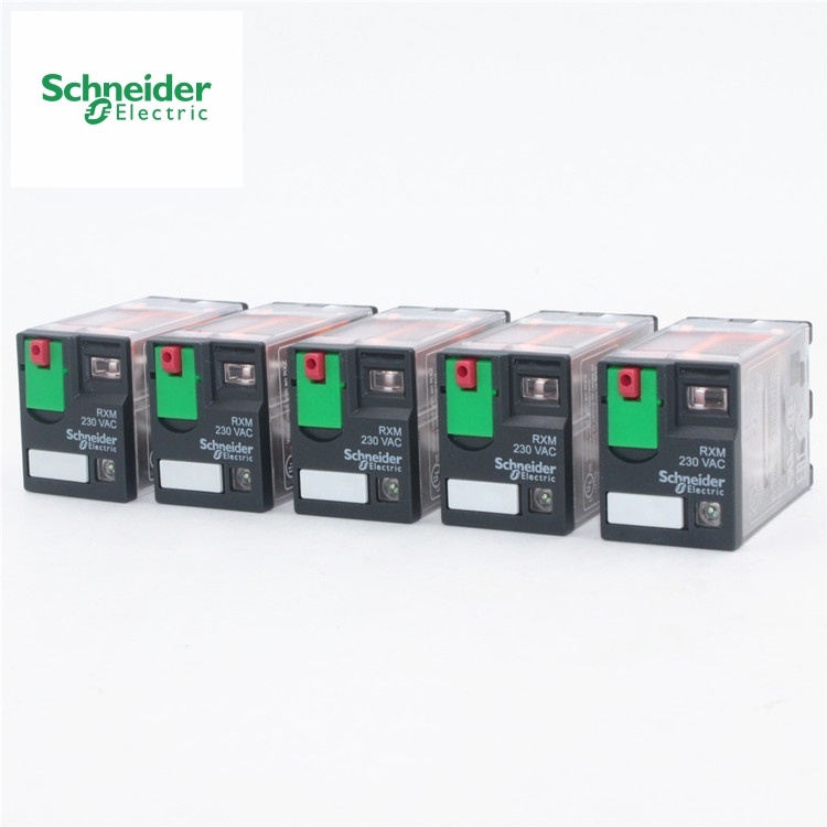 Schneider รีเลย์ DC ระดับกลาง RXM2LB2BD RPM12BD RXM3AB2P7 RXM2LB2JD RXM4LB2F7 RXM4AB2B7