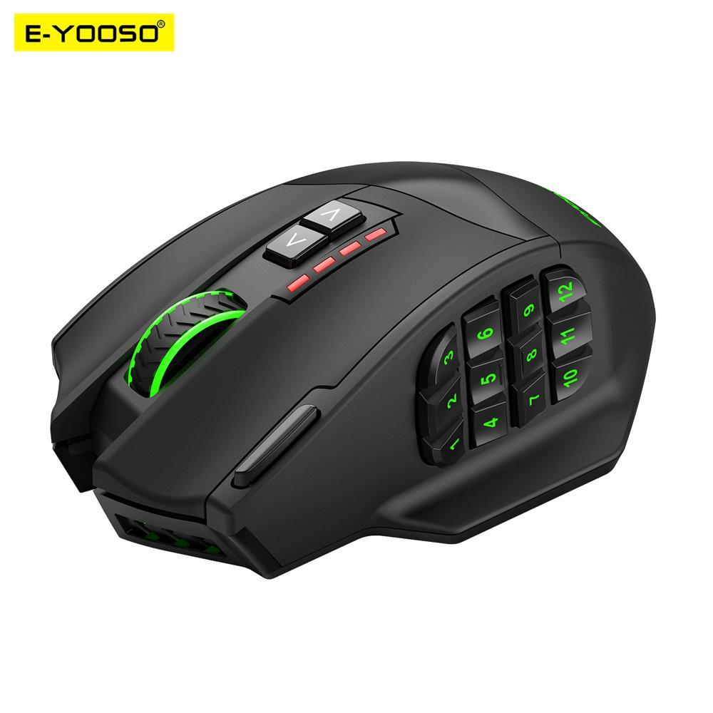 E-yooso X-33 RGB USB 2.4G เมาส์เกมมิ่งไร้สาย 16000 DPI 16 ปุ่ม ตั้งโปรแกรมได้ สําหรับคอมพิวเตอร์ พีซี แล็ปท็อป