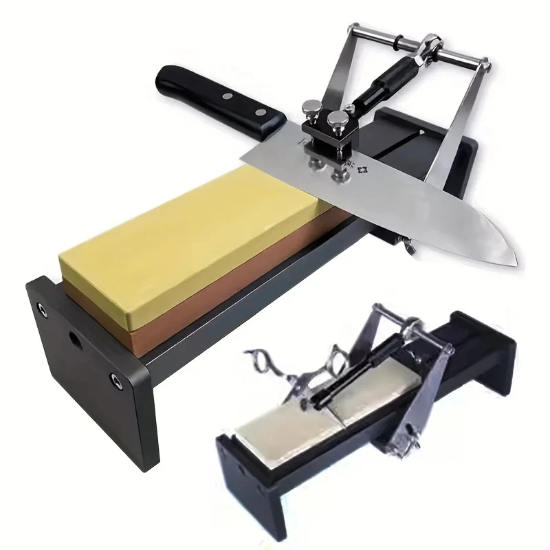 1Set Knife Sharpening Frame For Scissors Planer Chisel Professional Fixed Angle Sharpener Whetstone Grinder Sharpening Tools