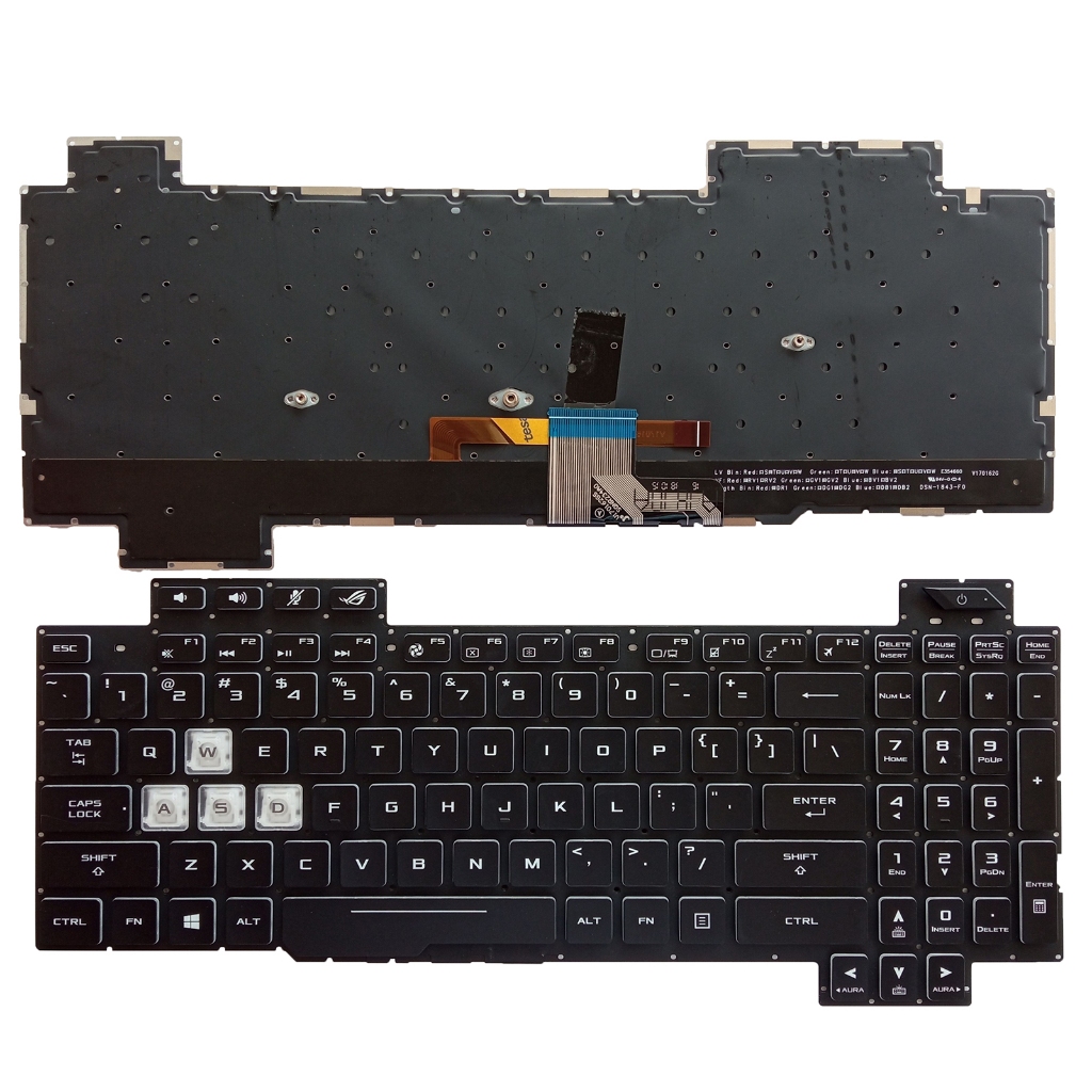 US Backlit คีย์บอร์ดสําหรับ Asus ROG GL704 GL704GM GL704GV GL704GW GL704S7CM