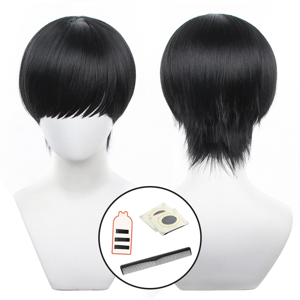 Holoun Mashle Cosplay Wig Mash วิกผมคอสเพลย์ มังงะมังงะ กุหลาบ ตาข่ายสังเคราะห์ ของขวัญฮาโลวีน