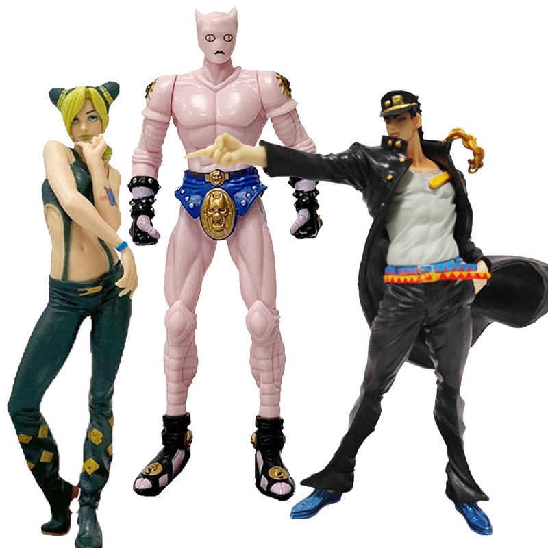 17 ซม.Jotaro Kujo Killer Queen JoJo Bizarre ผจญภัยอะนิเมะ Action Figure Jolyne Cujoh ตุ๊กตาของเล่นเด