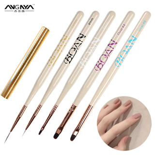 Angnya ใหม่ แปรงปากกาเพ้นท์เล็บ อะคริลิค แกะสลักยูวีเจล สําห…