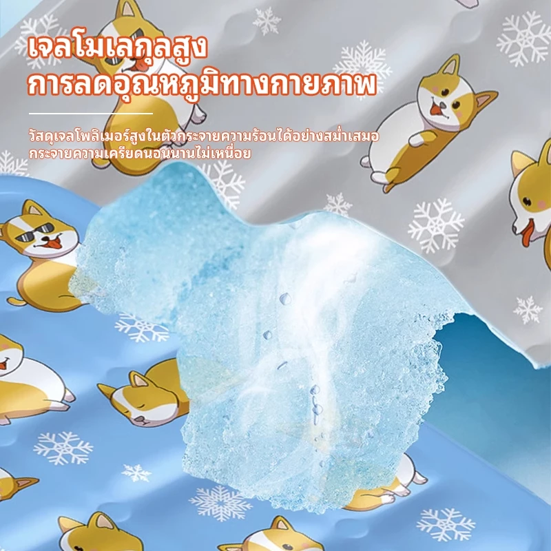 P&P ที่นอนเจลเย็นสัตว์เลี้ยง สำหรับสุนัขและแมว Pet Cool Mat thumbnail 4