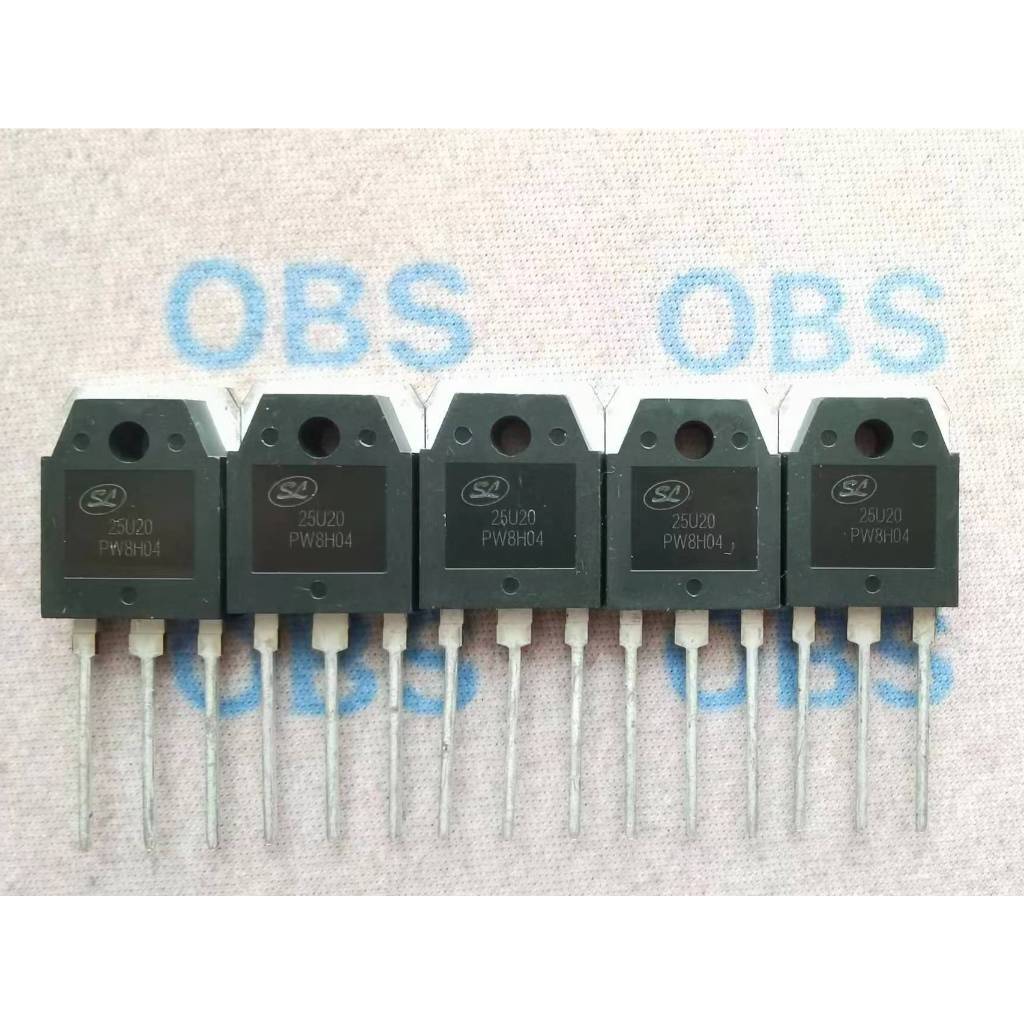 ((10 ชิ้น) 25U20 SFR25U20PN Quick Recovery Rectifier Diode ของแท้/นําเข้าแบรนด์ใหม่