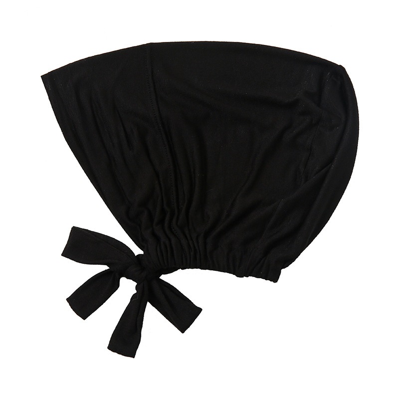Laven มุสลิมผ้าฝ้ายด้านใน Hijab ธรรมดานุ่ม Underscarf Hijab Undercap ผ้าพันคอ Turban หมวกอิสลามผู้หญิง Hijabs