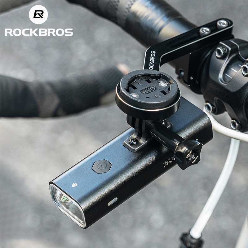 Rockbros ไฟหน้าจักรยาน Led 4000mAh ชาร์จ USB อเนกประสงค์