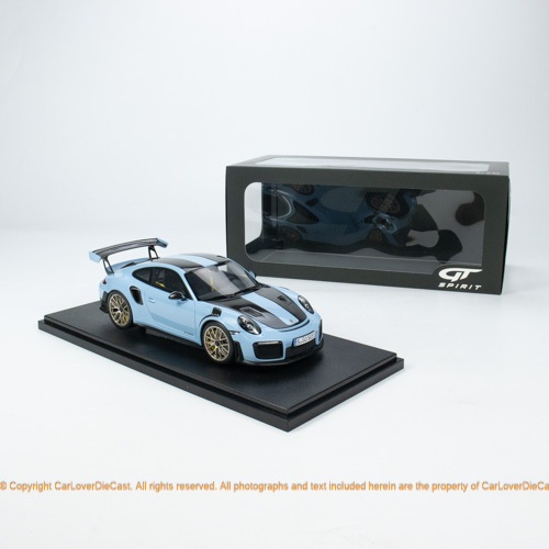 โมเดลรถยนต์เรซิ่น Gt Spirit 1: 18 Porsche 911 (991.2) GT2 RS WEISSACH PACKAGE GULF BLUE CLDC027 Glob