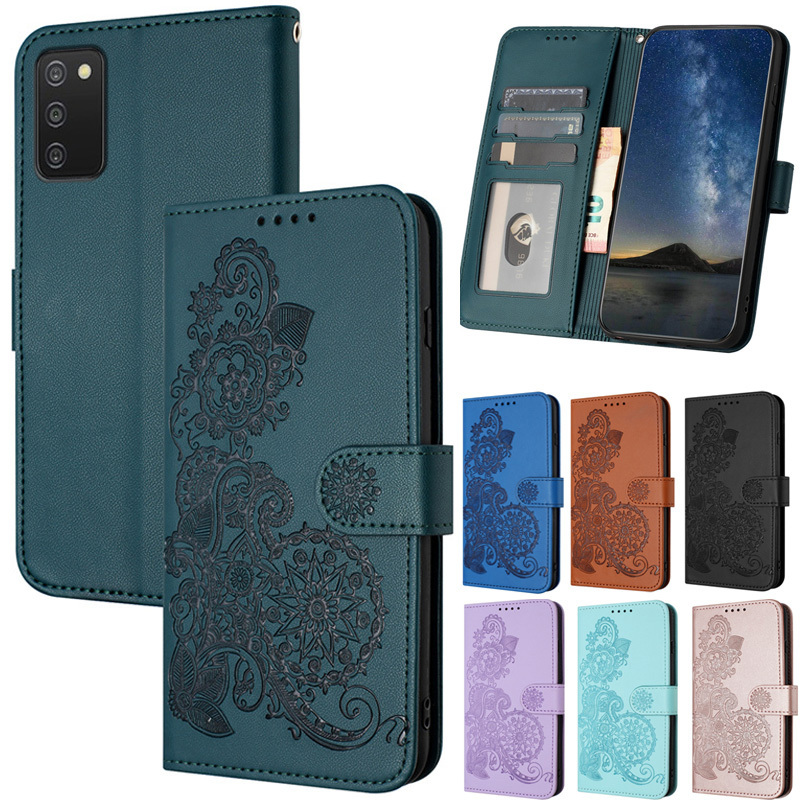 SAMSUNG หรูหราปลอกสําหรับSamsung Galaxy A17 A55 A35 A56 A36 A26 5G A54 A34 A15 A14 A05S A06 A07 A16 A25 5G A52 A72 A33 A73 A05Sหนังกระเป๋าสตางค์