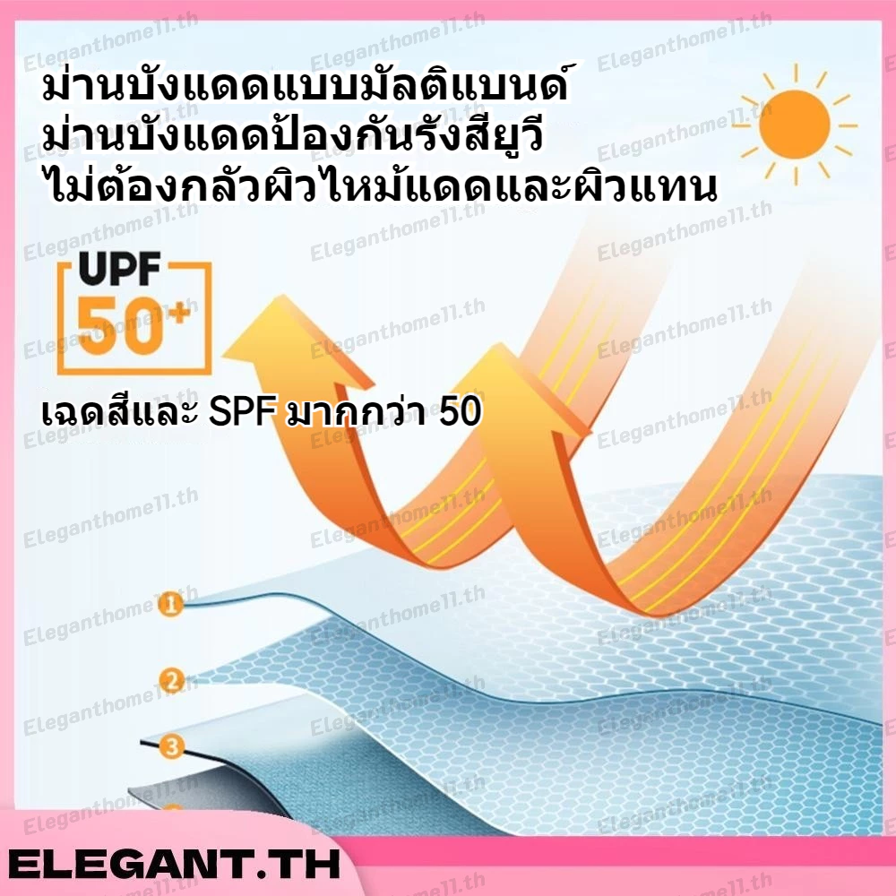 อุปกรณ์ครบชุด ฟลายชีท ผ้าใบ 4.4x4.4m ฟายชีทพร้อมเสา เต้นท์แคมปิ้ง อุปกรณ์เดินป่าตั้งแคมป์ กันแดด กันฝน ฟรายชีท พร้อมเสา2ต้น แถมฟรีถุงใส่ thumbnail 7