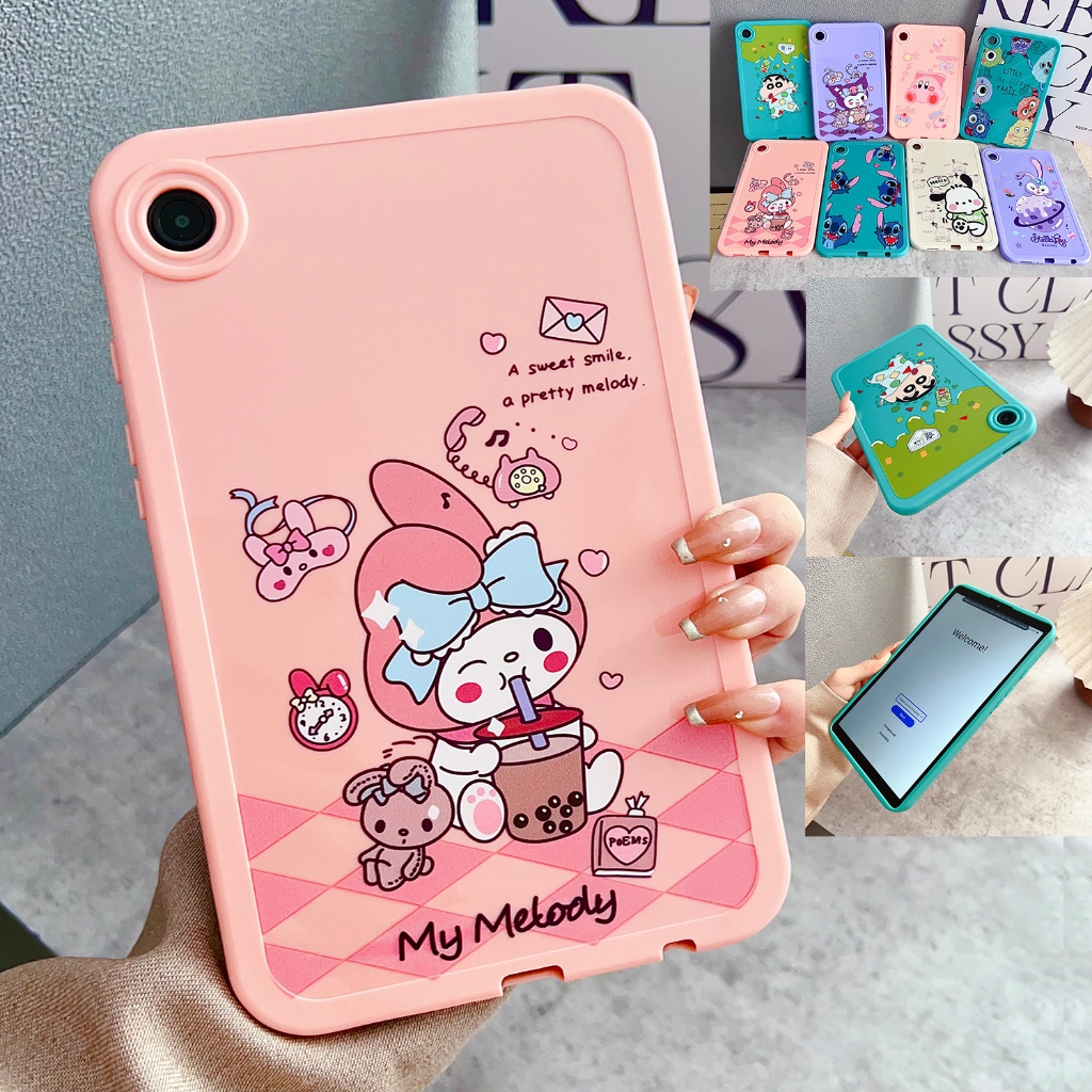 เคสมือถือ แบบนิ่ม ลายการ์ตูนน่ารัก สําหรับ Samsung Galaxy Tab A7 Lite 8.7 นิ้ว 2021 SM-T220 SM-T225 