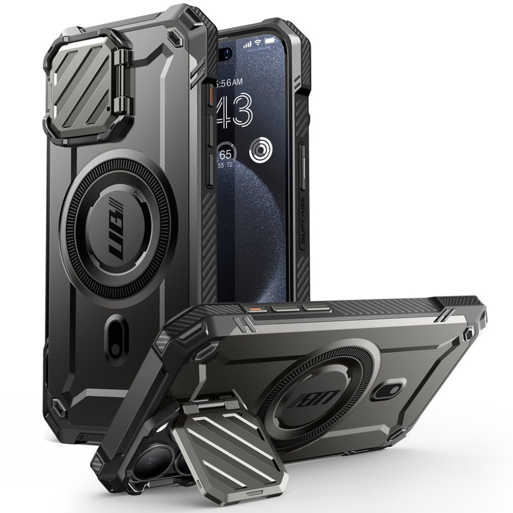 Supcase เคส UBMag XT พร้อมขาตั้งกล้อง 6.7 นิ้ว สําหรับ iPhone 15 Pro Max MagSafe