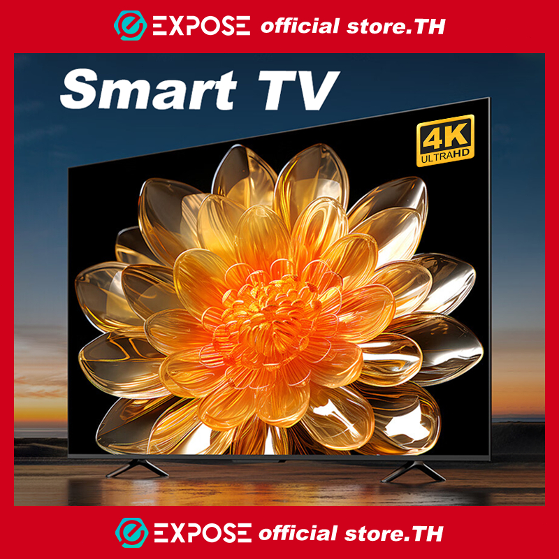 Expose ทีวี 32ราคาถูกๆ TV สมาร์ททีวี ทีวี 43 นิ้ว ถูกๆ ทีวี 55 นิ้ว ถูกๆ TV 55 นิ้ว 4k smarttv tv 43 นิ้ว smart TV โทรทัศน์ WiFi 4K รับประกัน 3 ปี