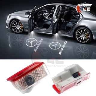 2/4 ชิ้น Led รถประตูยินดีต้อนรับสําหรับ Mercedes Benz W205 W212 W213 W166 X156 X253 W167 X166 โปรเจคเตอร์ Ambient โคมไฟอุปกรณ์เสริม