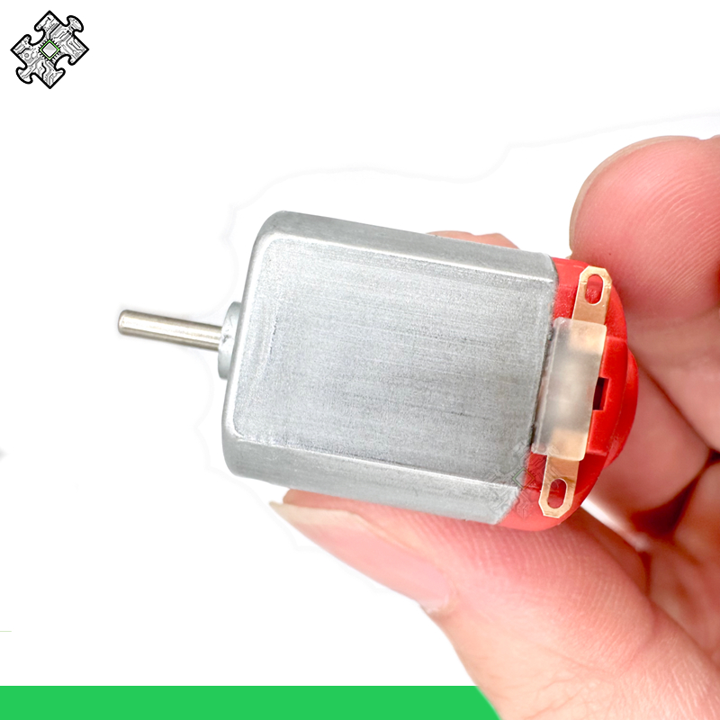 ENGLAB มอเตอร์แปรง DC,130 ซีรี่ส์ 18000 รอบต่อนาที DC Motor,มอเตอร์ขนาดเล็กสำหรับของเล่นและพัดลม